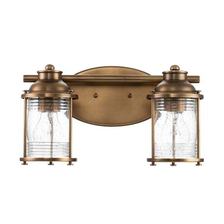 Ashland Bay 2 Light Wall Light - Brass Elstead 2