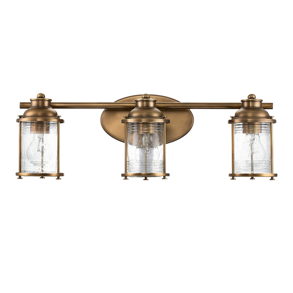 Ashland Bay 3 Light Wall Light - Brass Elstead 2