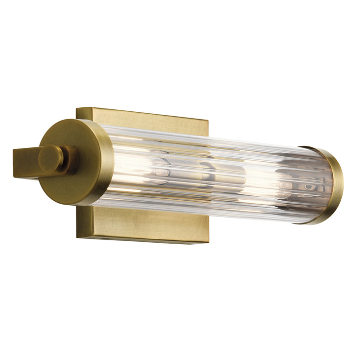 Azores 2 Light Wall Light - Brass Elstead 1