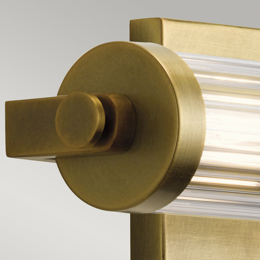 Azores 2 Light Wall Light - Brass Elstead 3