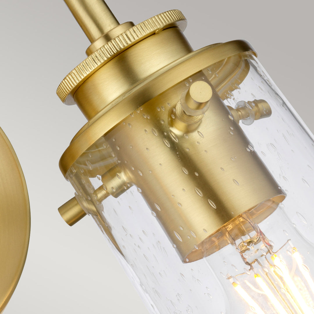 Braelyn 2 Light Wall Light - Brushed Brass Elstead 5