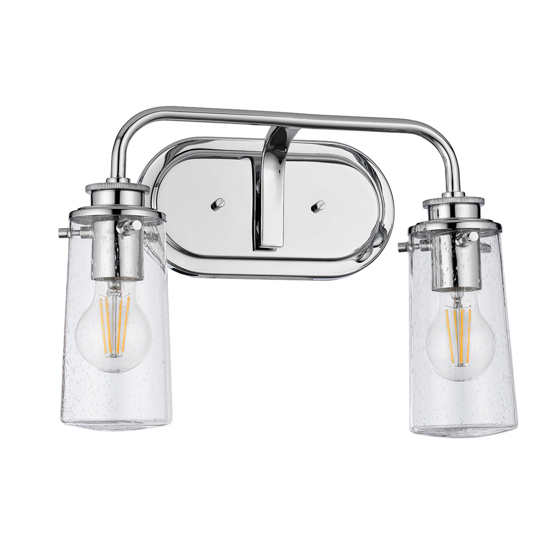 Braelyn 2 Light Wall Light - Polished Chrome Elstead 2