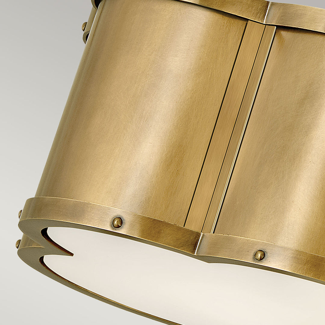 Chance 2 Light Semi-flush - Heritage Brass Elstead 4