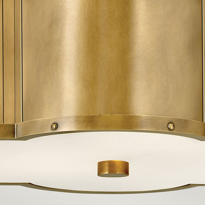 Chance 2 Light Semi-flush - Heritage Brass Elstead 5