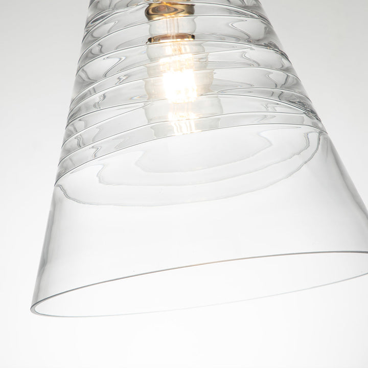 Elmore 1 Light Pendant - Brass Elstead 8