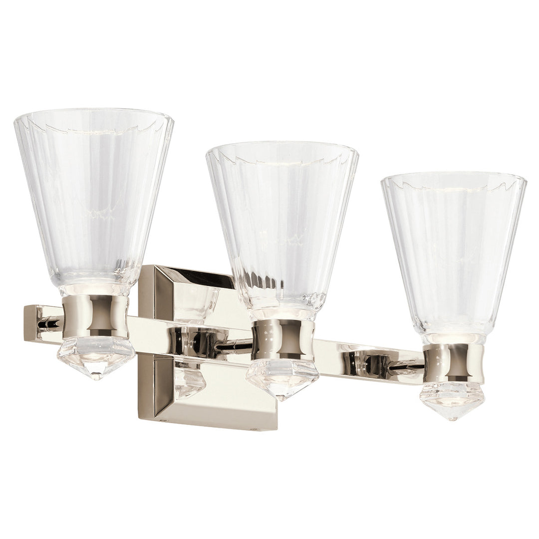 Kayva LED 3 Arm Dual-lit Wall Light Elstead 2