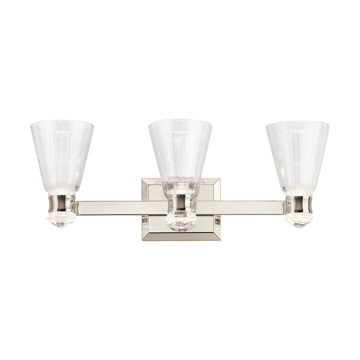 Kayva LED 3 Arm Dual-lit Wall Light Elstead 1