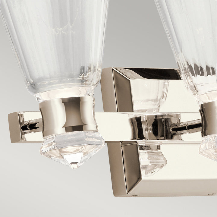 Kayva LED 3 Arm Dual-lit Wall Light Elstead 4