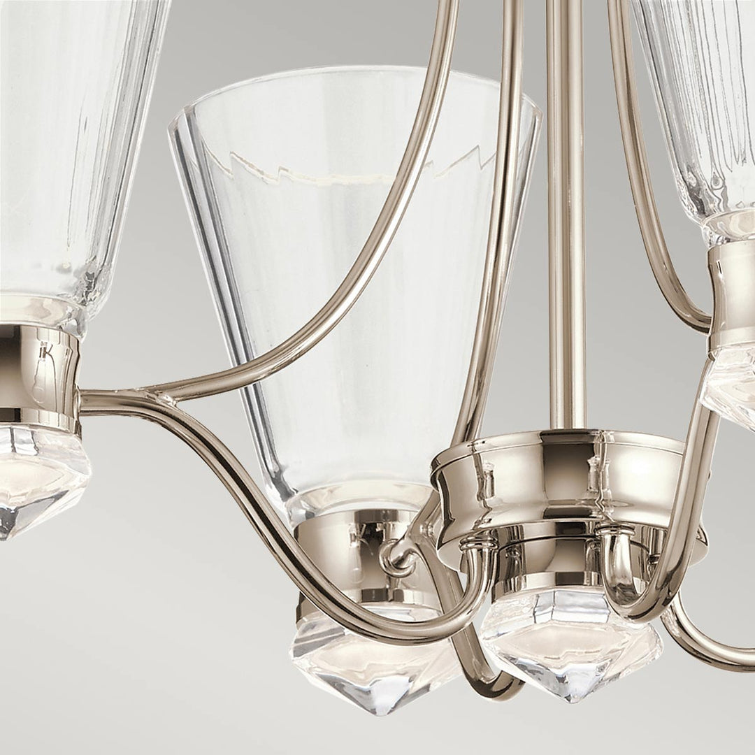 Kayva LED 9 Light 4 Arm Chandelier Elstead 2