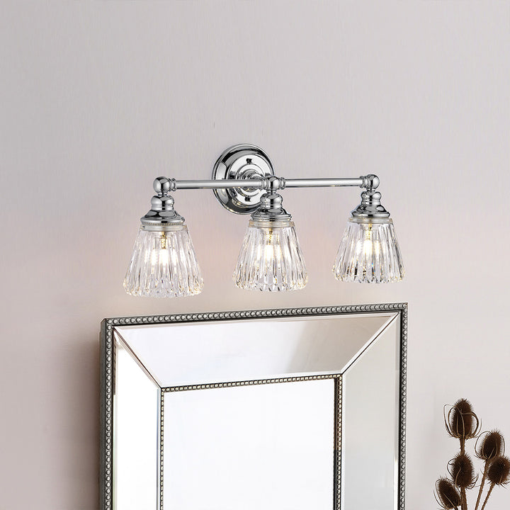 Keynes 3 Light Wall Light Elstead 3