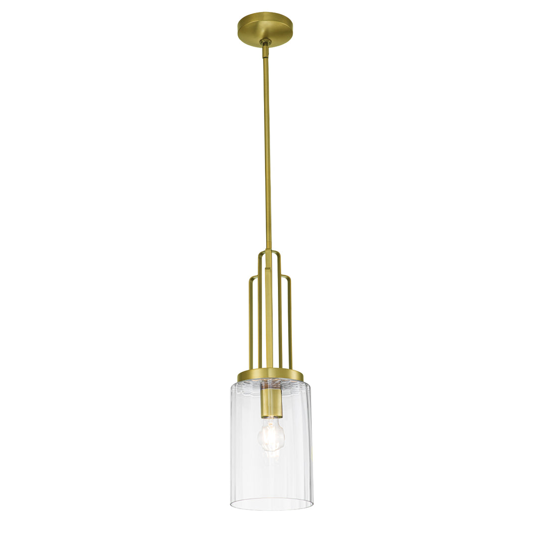 Kimrose 1 Light Mini Pendant - Brass Elstead 1