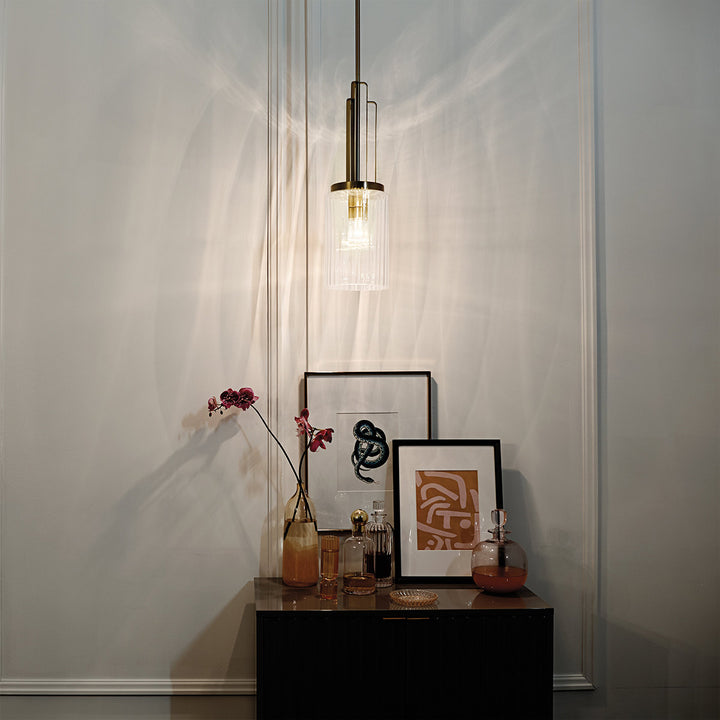 Kimrose 1 Light Mini Pendant - Brass Elstead 6