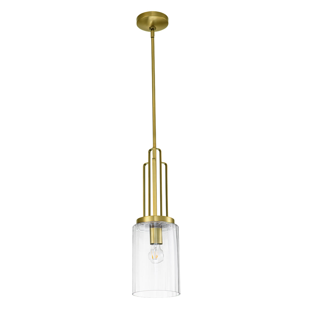 Kimrose 1 Light Mini Pendant - Brass Elstead 3