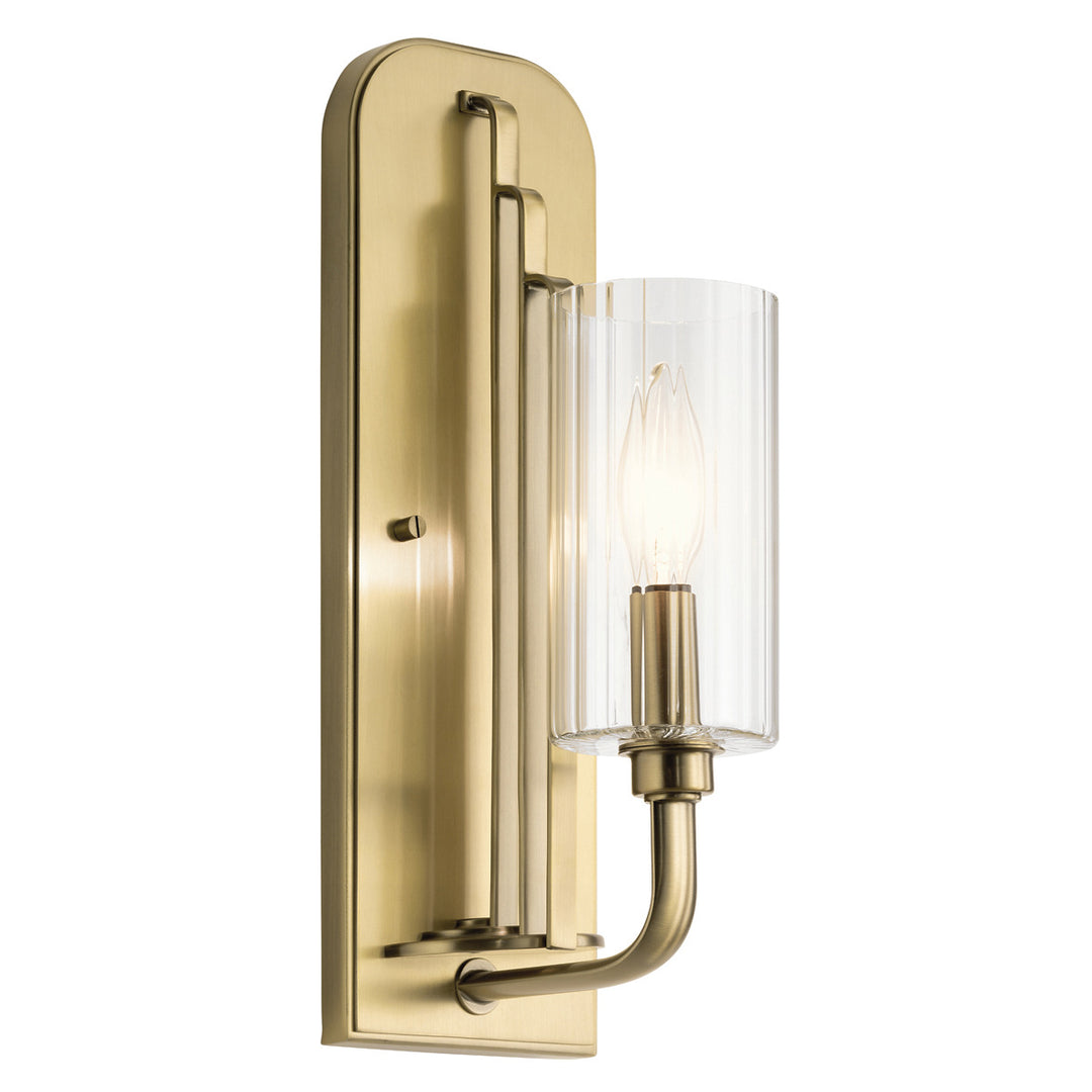 Kimrose 1 Light Wall Light - Brass Elstead 3