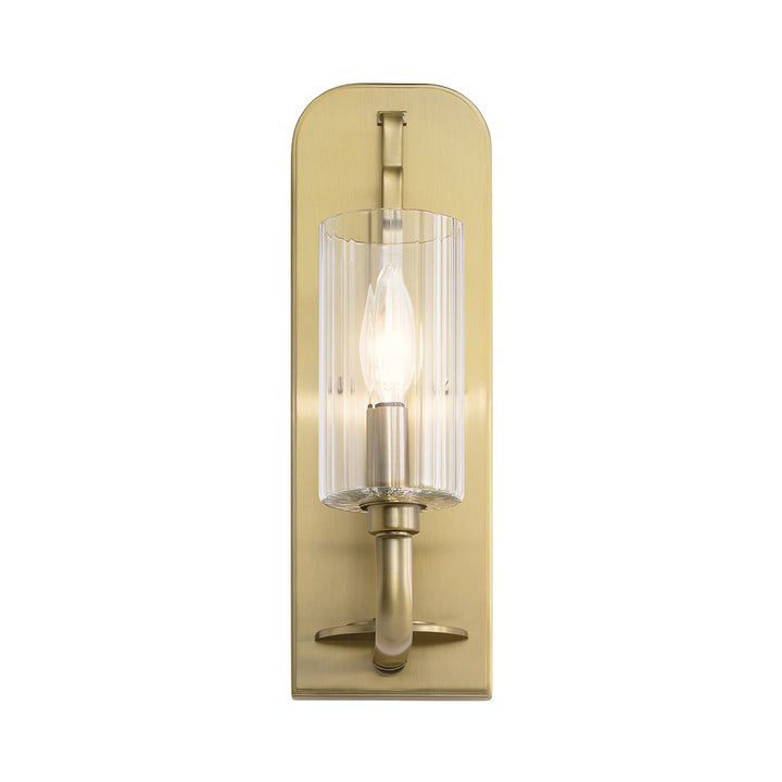 Kimrose 1 Light Wall Light - Brass Elstead 1