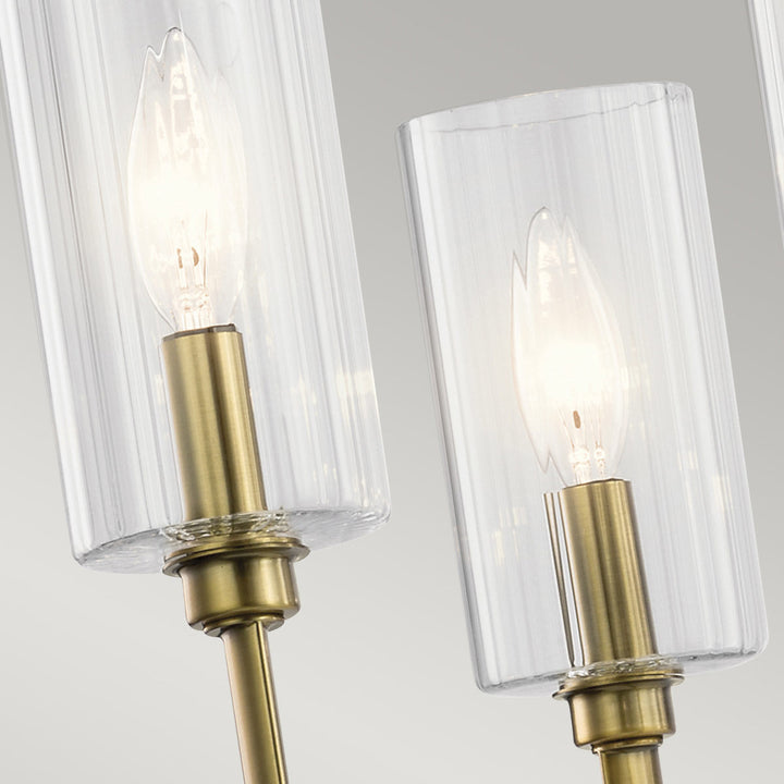 Kimrose 6 Light Chandelier - Brass Elstead 4
