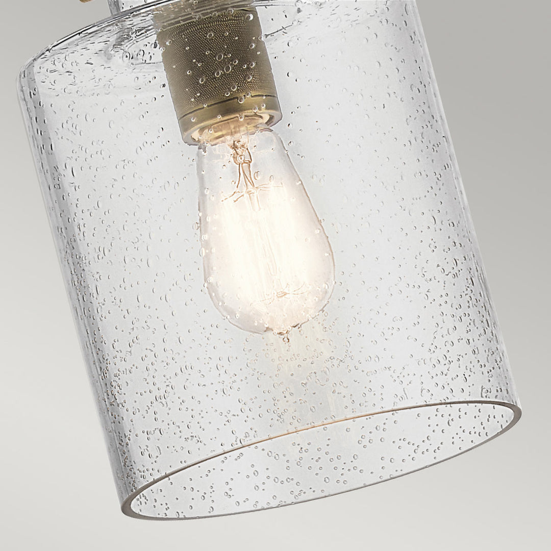 Kitner 1 Light Pendant - Brass Elstead 6