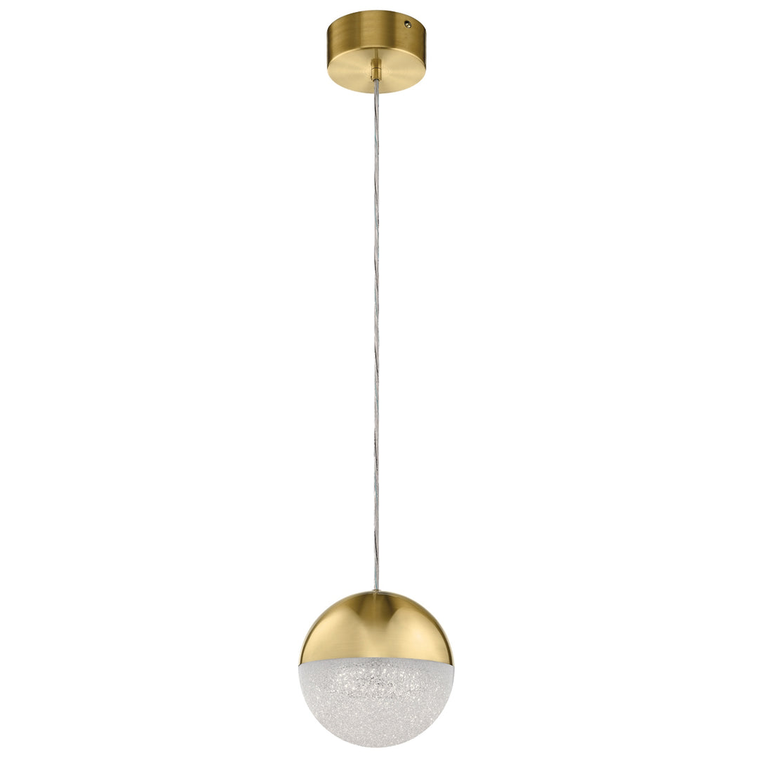 Moonlit LED Mini Pendant - Gold Elstead 1