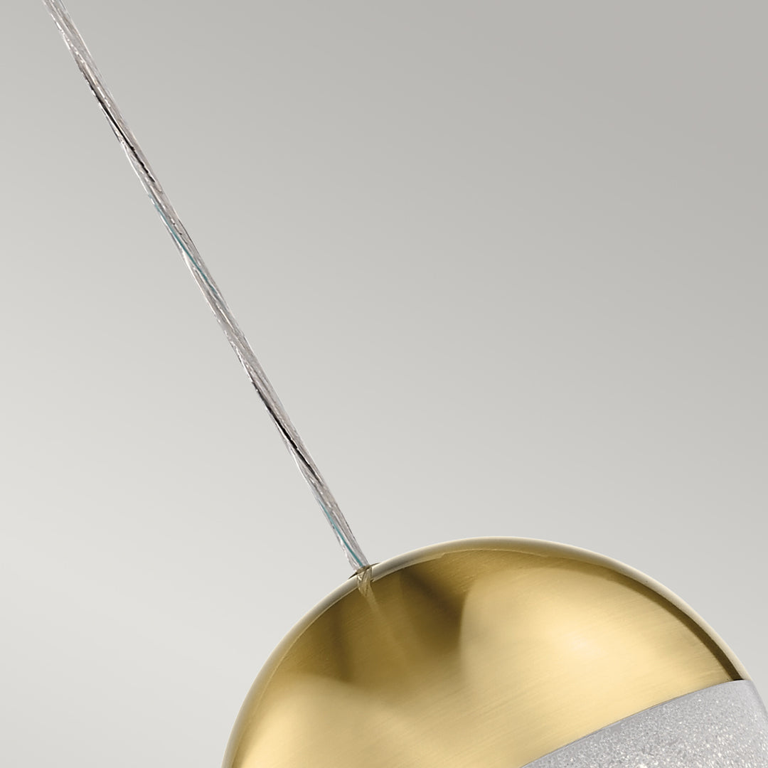 Moonlit LED Mini Pendant - Gold Elstead 4