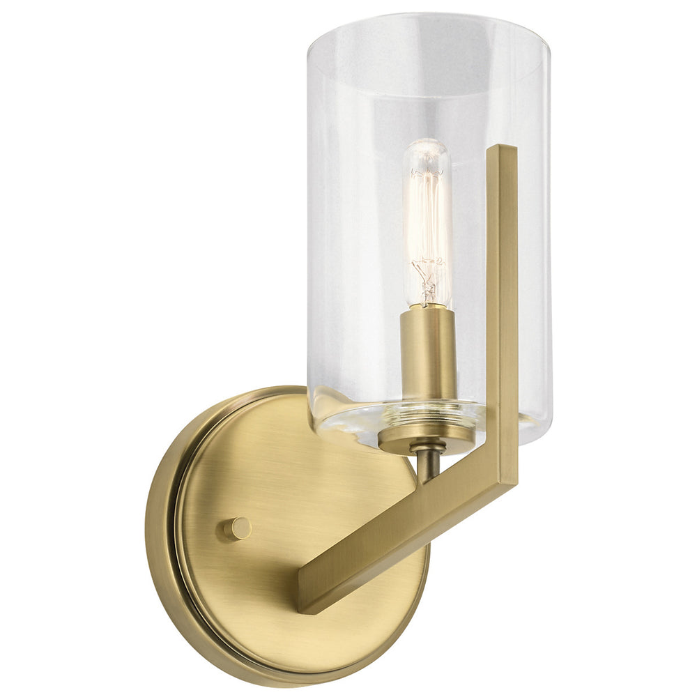 Nye 1 Light Wall Light - Brass Elstead 2