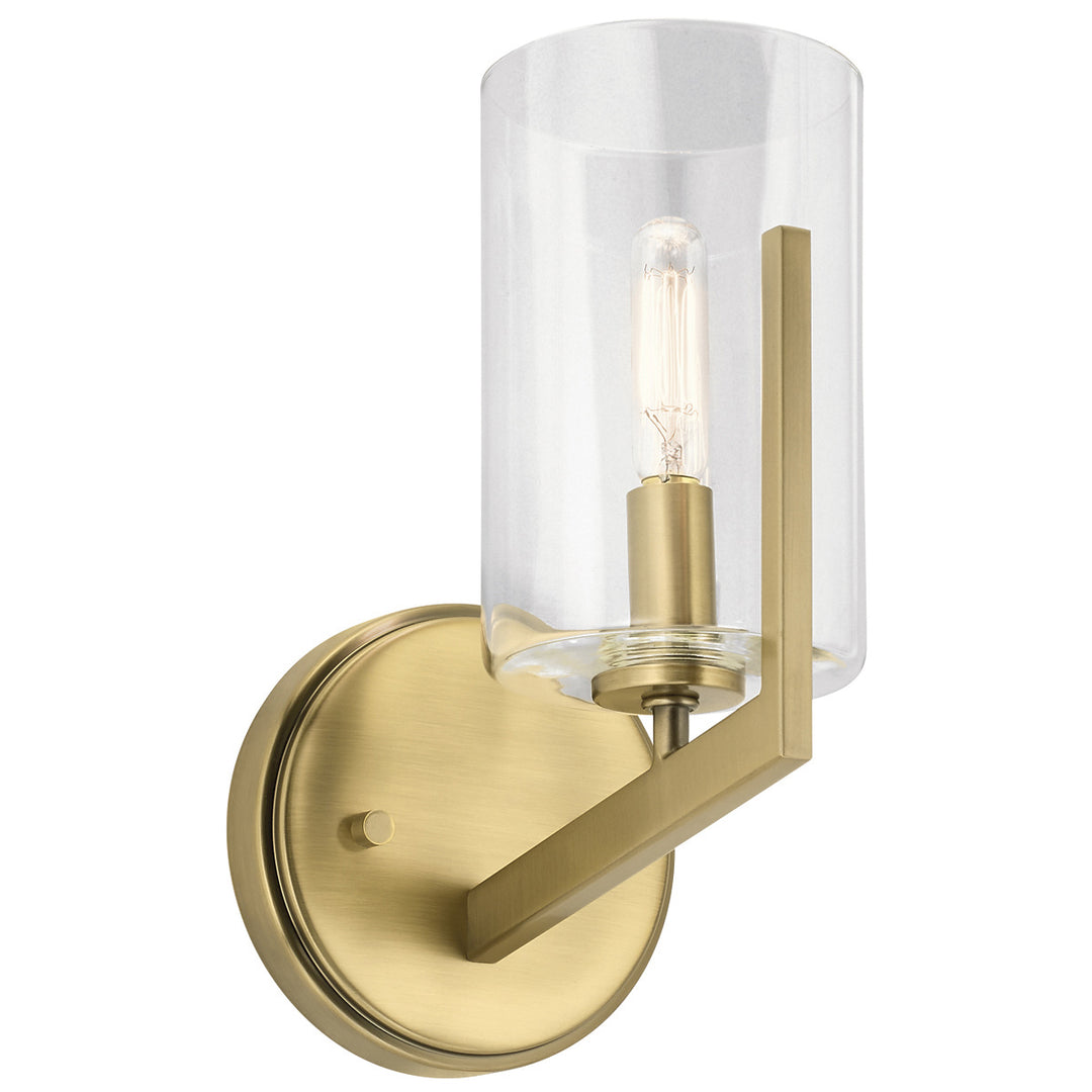 Nye 1 Light Wall Light - Brass Elstead 2