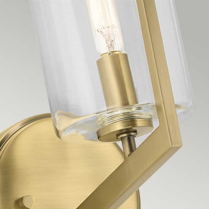Nye 1 Light Wall Light - Brass Elstead 5