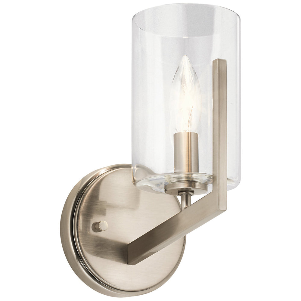Nye 1 Light Wall Light - Pewter Elstead 2