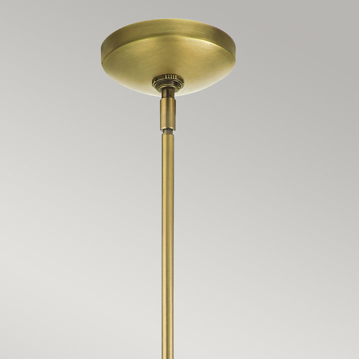 Nye 6 Light Chandelier - Brass Elstead 7