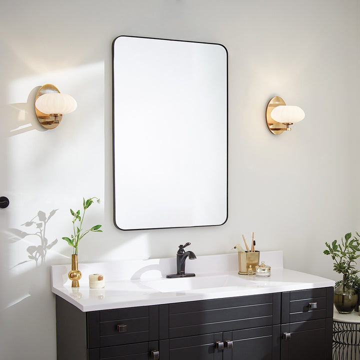 Pim 1 Light Wall Light - Gold Elstead 4
