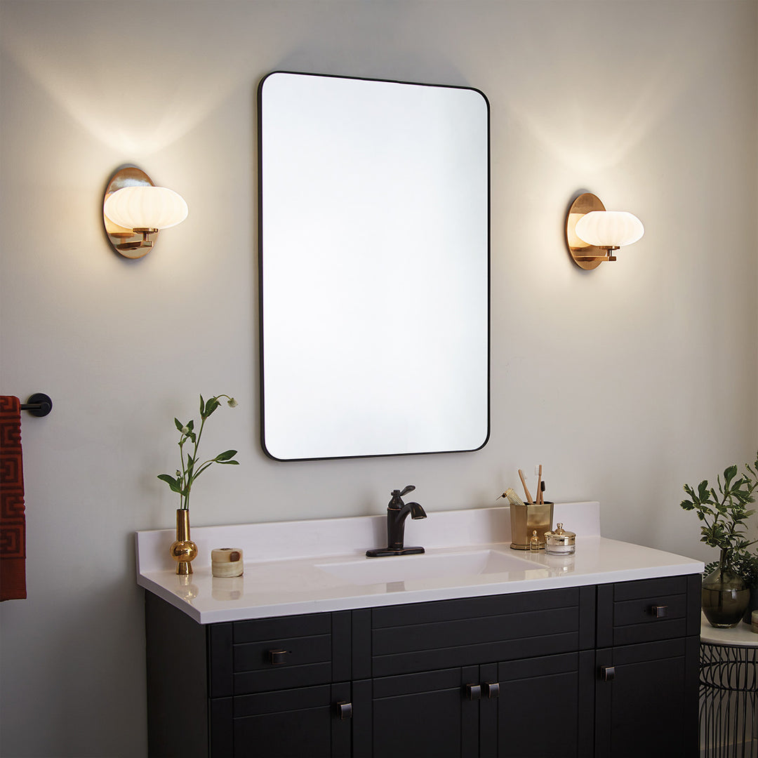 Pim 1 Light Wall Light - Gold Elstead 5