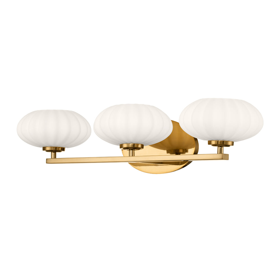 Pim 3 Light Wall Light - Gold Elstead 1