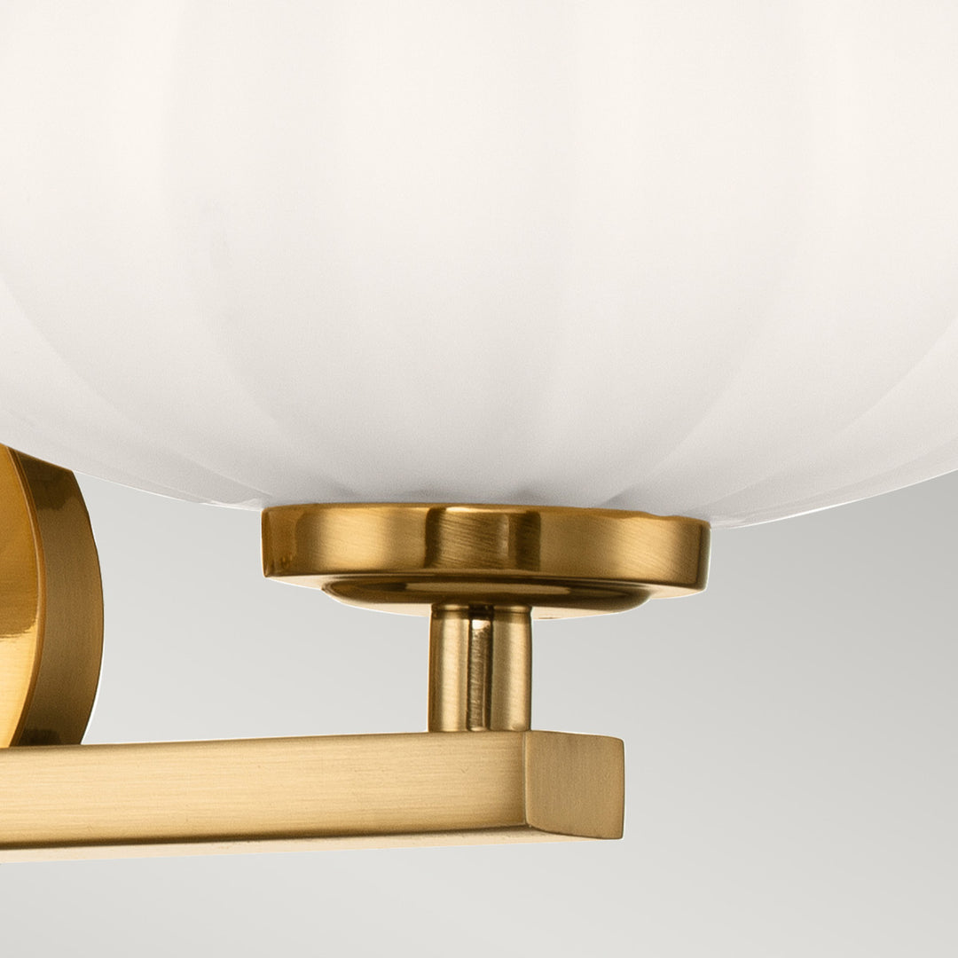 Pim 3 Light Wall Light - Gold Elstead 3