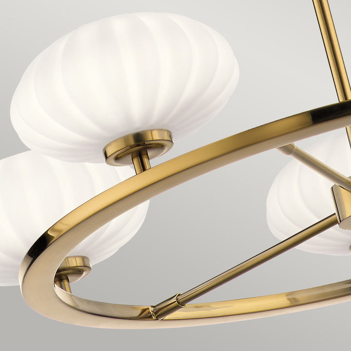 Pim 5 Light Chandelier - Gold Elstead 7