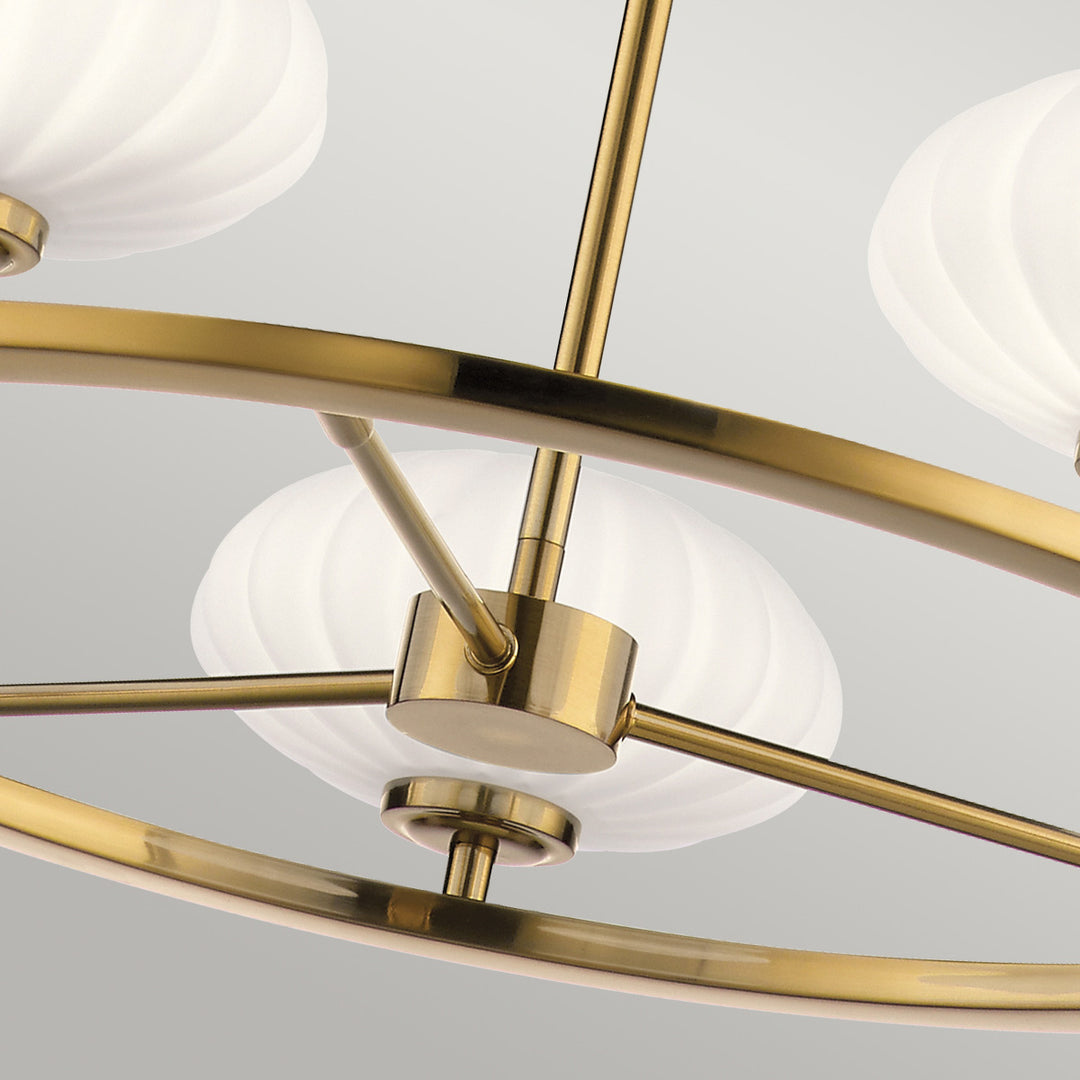 Pim 5 Light Chandelier - Gold Elstead 4