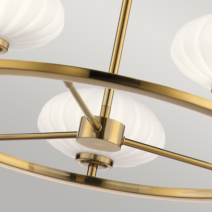 Pim 5 Light Chandelier - Gold Elstead 4