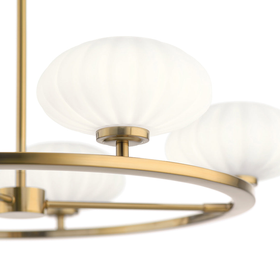 Pim 5 Light Chandelier - Gold Elstead 5