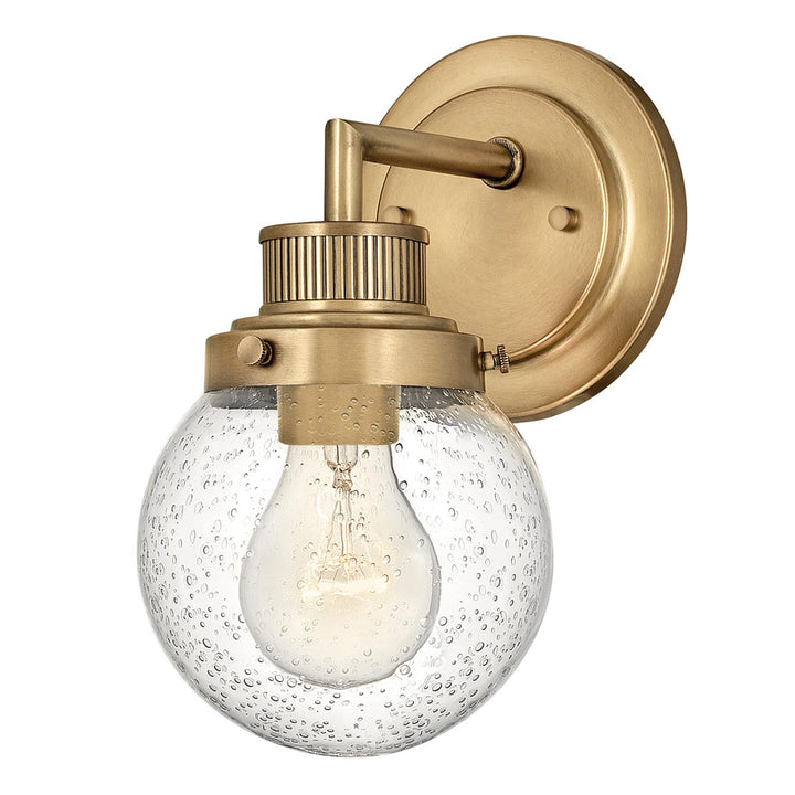 Poppy 1 Light Wall Light - Brass Elstead 1