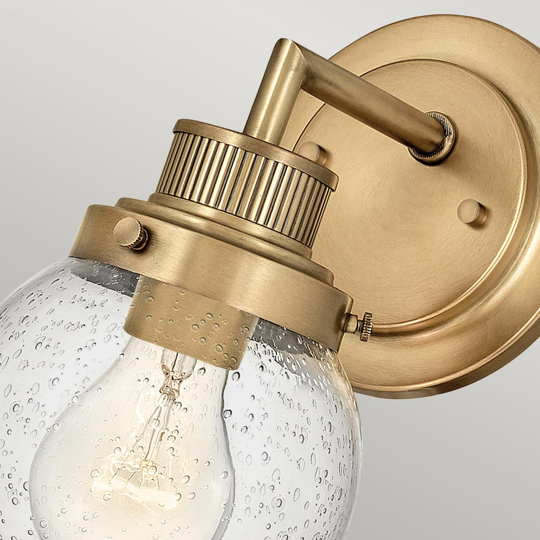 Poppy 1 Light Wall Light - Brass Elstead 2