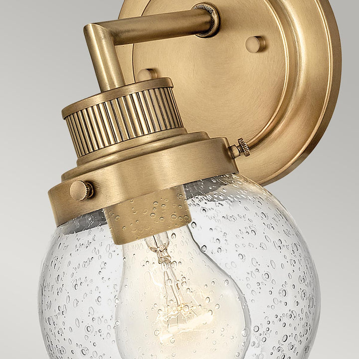 Poppy 1 Light Wall Light - Brass Elstead 3