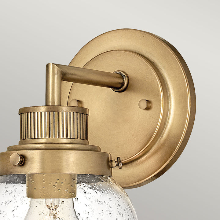 Poppy 1 Light Wall Light - Brass Elstead 5