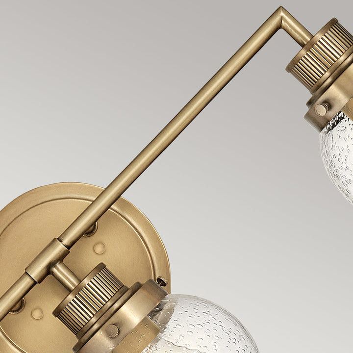 Poppy 3 Light Wall Light - Brass Elstead 3