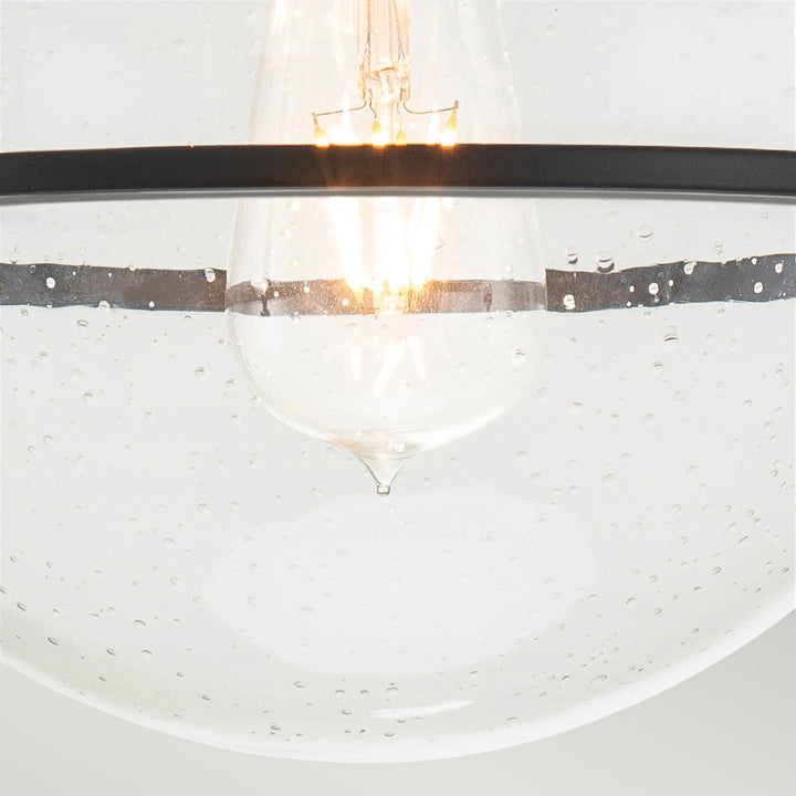 Somerset 1 Light Flush - Black Elstead 5