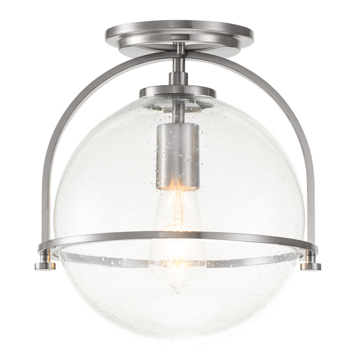 Somerset 1 Light Flush - Nickel Elstead 1