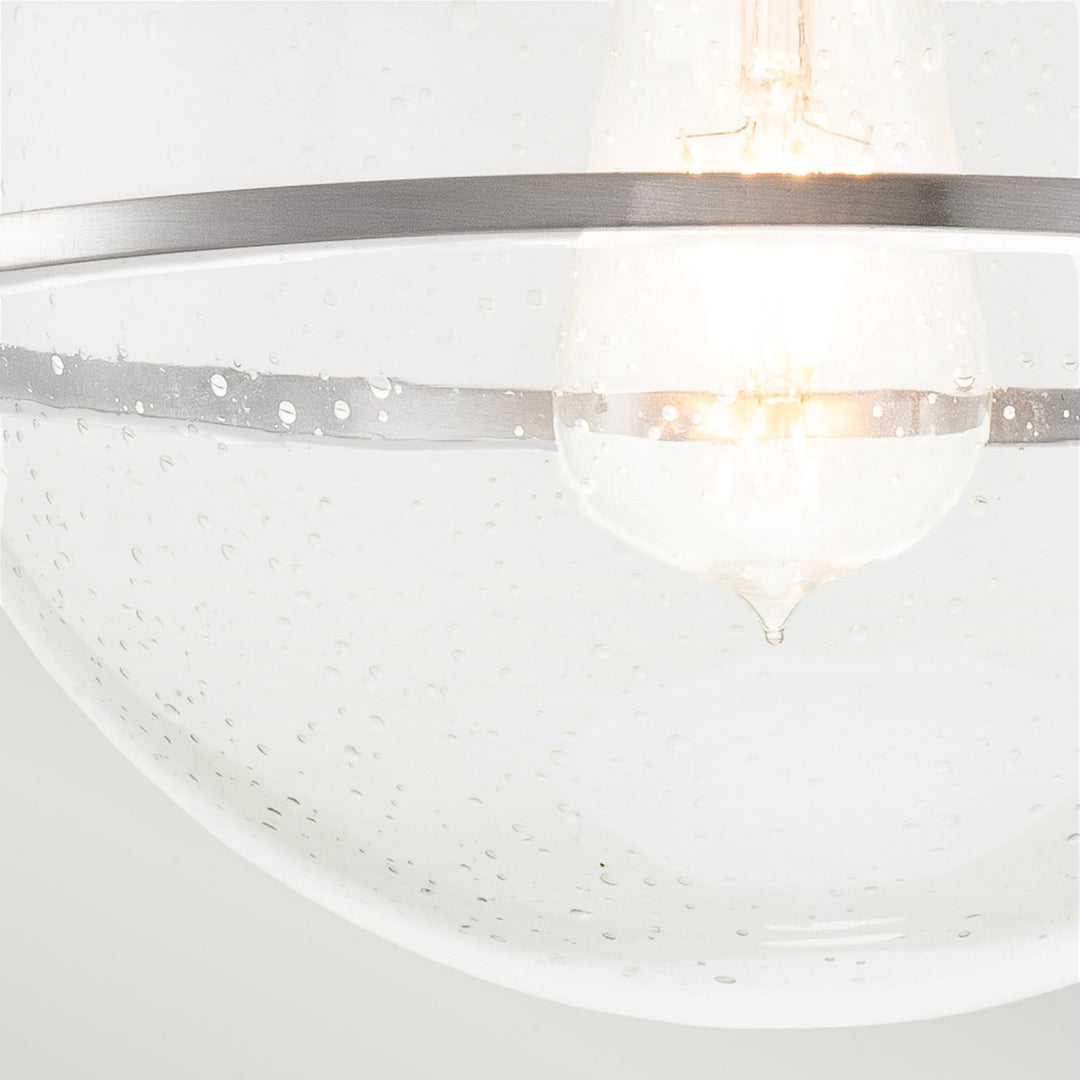 Somerset 1 Light Flush - Nickel Elstead 4