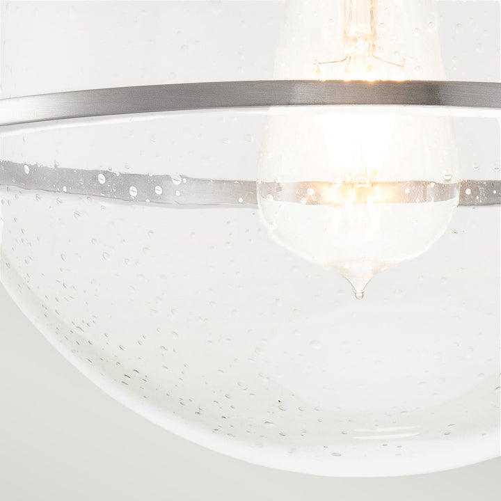 Somerset 1 Light Flush - Nickel Elstead 4