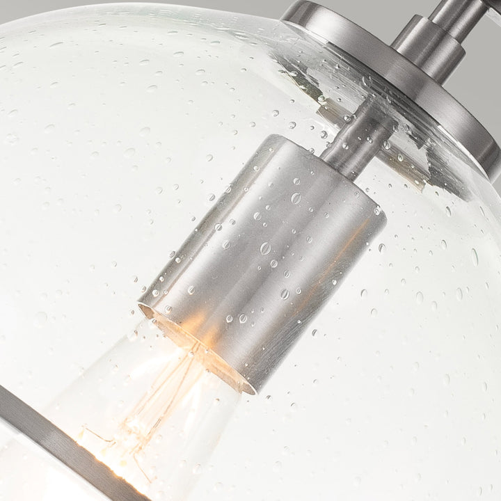 Somerset 1 Light Flush - Nickel Elstead 6