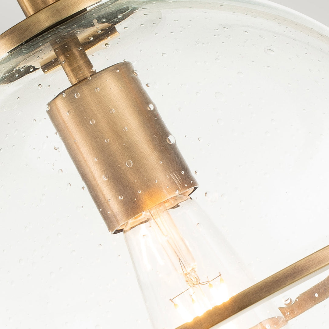 Somerset 1 Light Flush - Brass Elstead 6