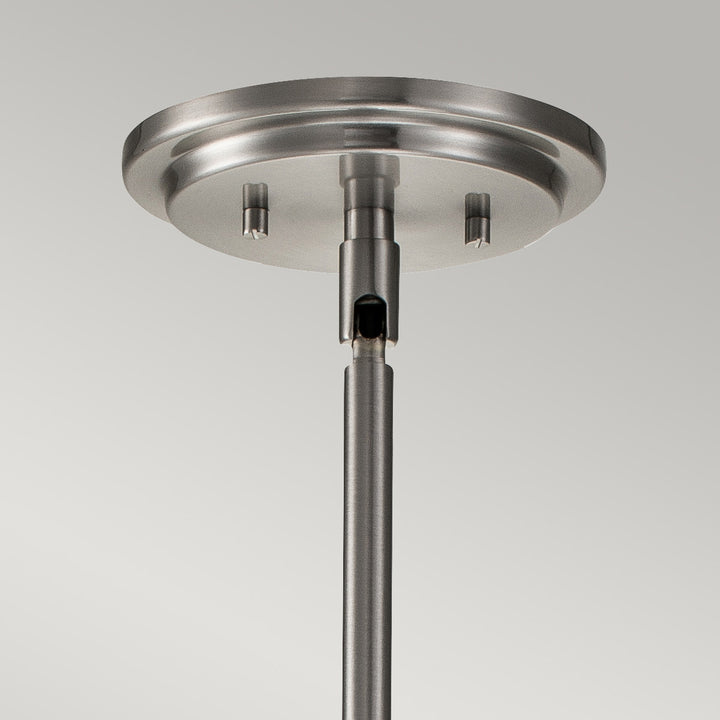 Somerset 1 Light Medium Pendant - Nickel Elstead 4