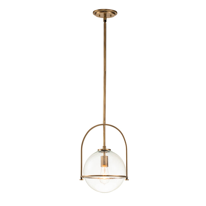 Somerset 1 Light Medium Pendant - Brass Elstead 1