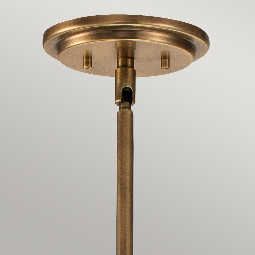 Somerset 1 Light Medium Pendant - Brass Elstead 3